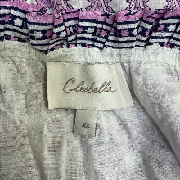 Cleobella Floral Pink Tillie Mini Dress Size XS - Picture 4 of 5